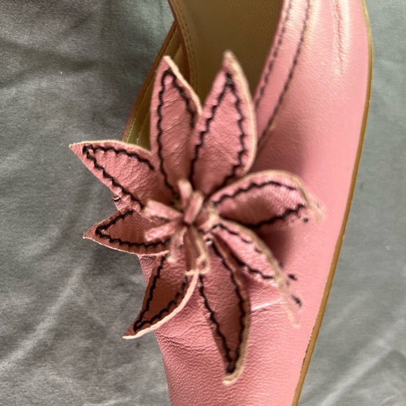 Hillard and Hanson Bouquet Pink Leather Size 7 - Picture 4 of 9